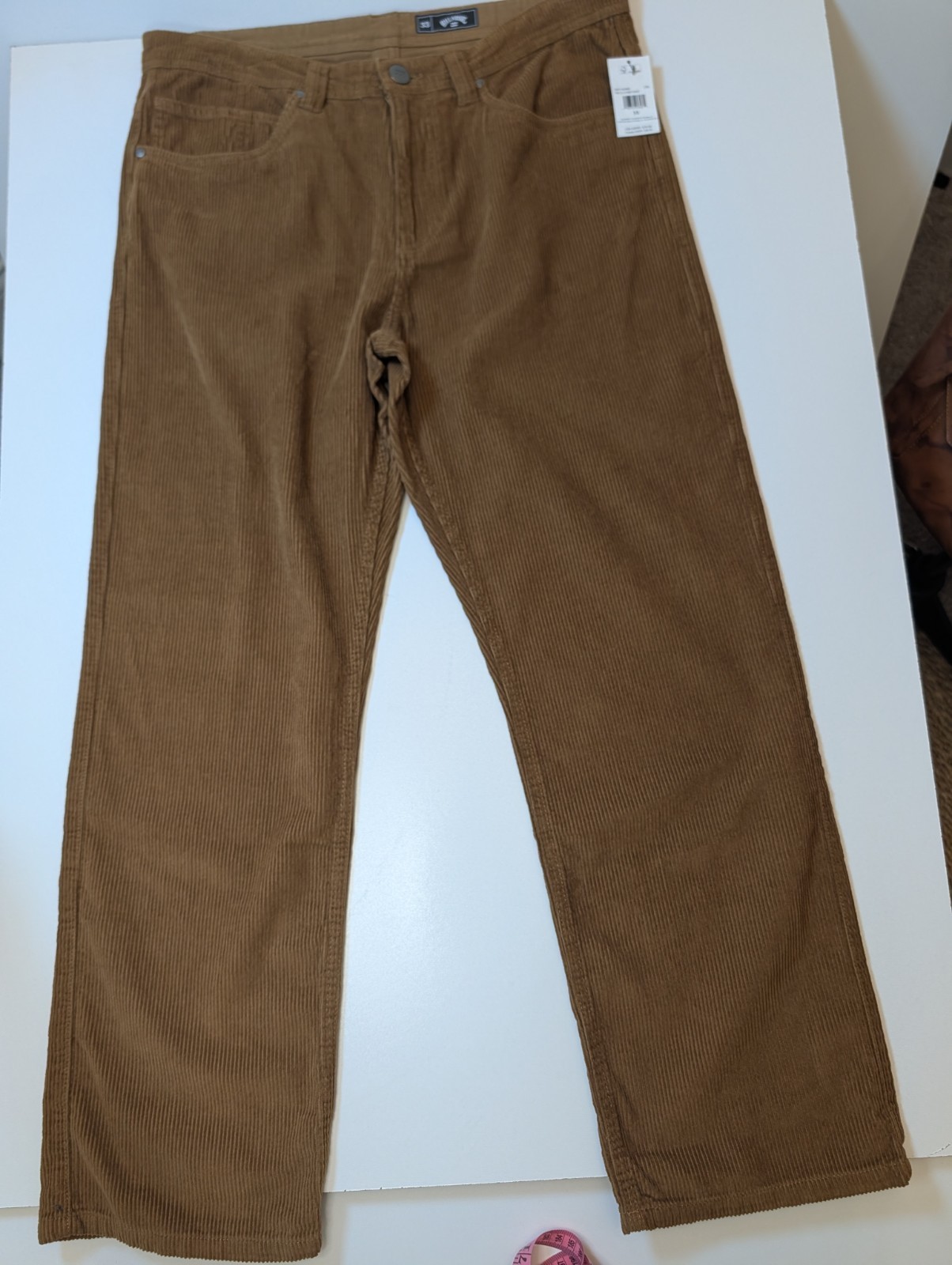 BILLABONG – Vintage Style Men’s Corduroy Pants SIZE 33 ***NEW