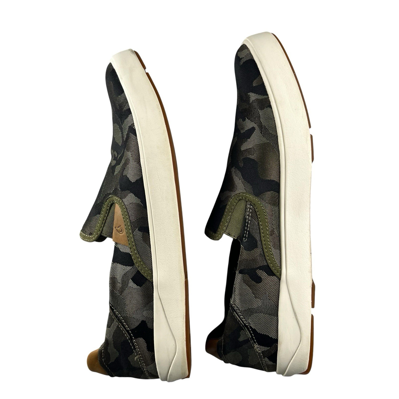 Sneakers OluKai Lae’ahi Green Camo Slip On Shoes Men’s Size 12