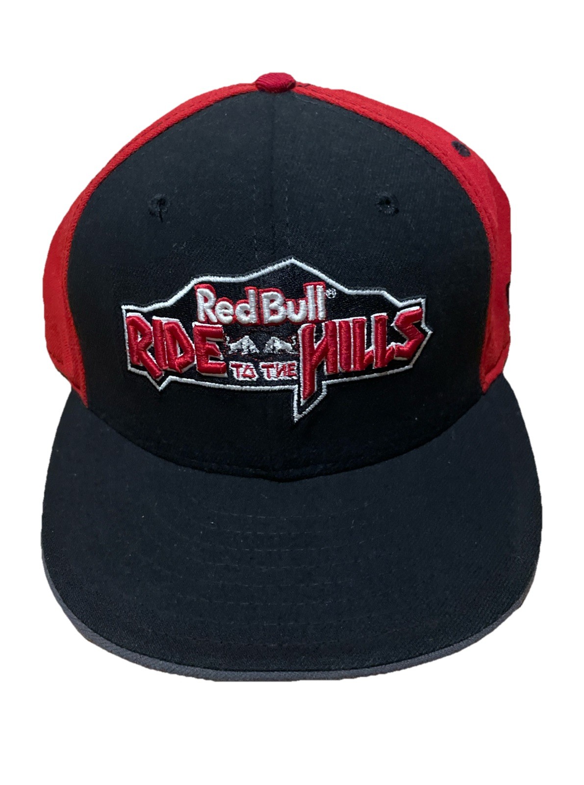 Red Bull Ride To The Hills Racing Y2k Official hat cap New Era 2007 Size 7 1/4