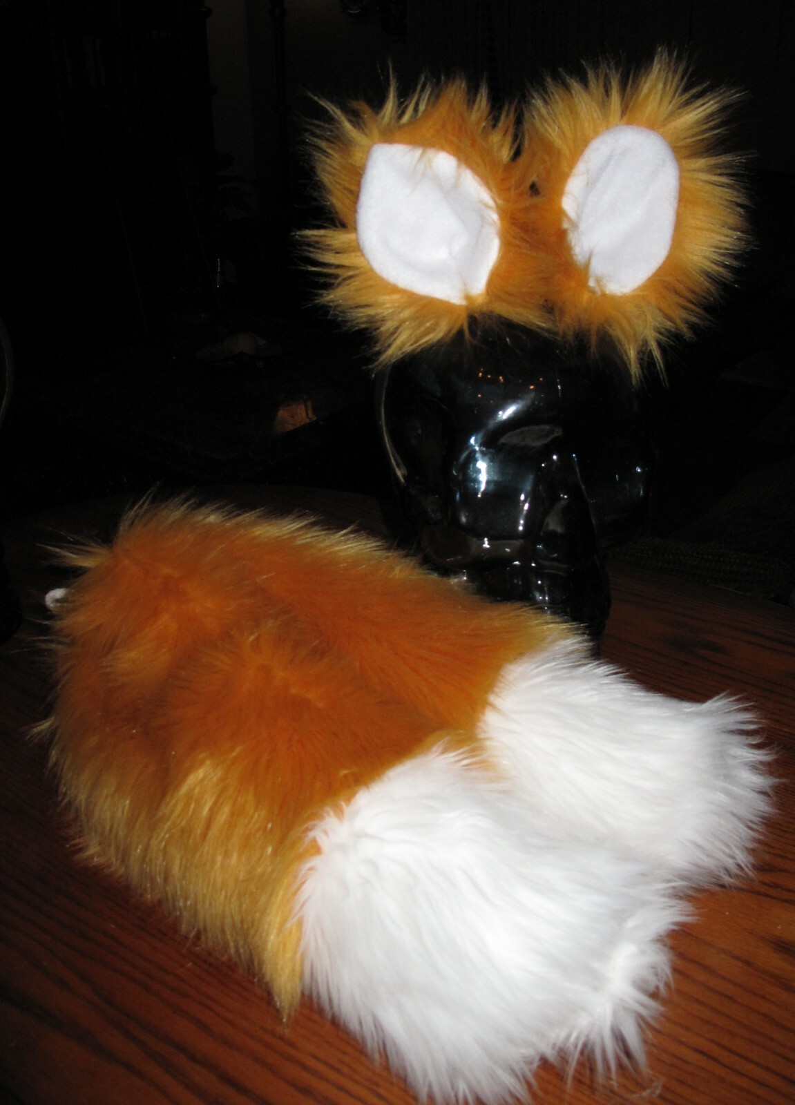 Cosplay Sonic Miles Tails Prower Shag Faux Fur Ears Tails or Sets, Unisex