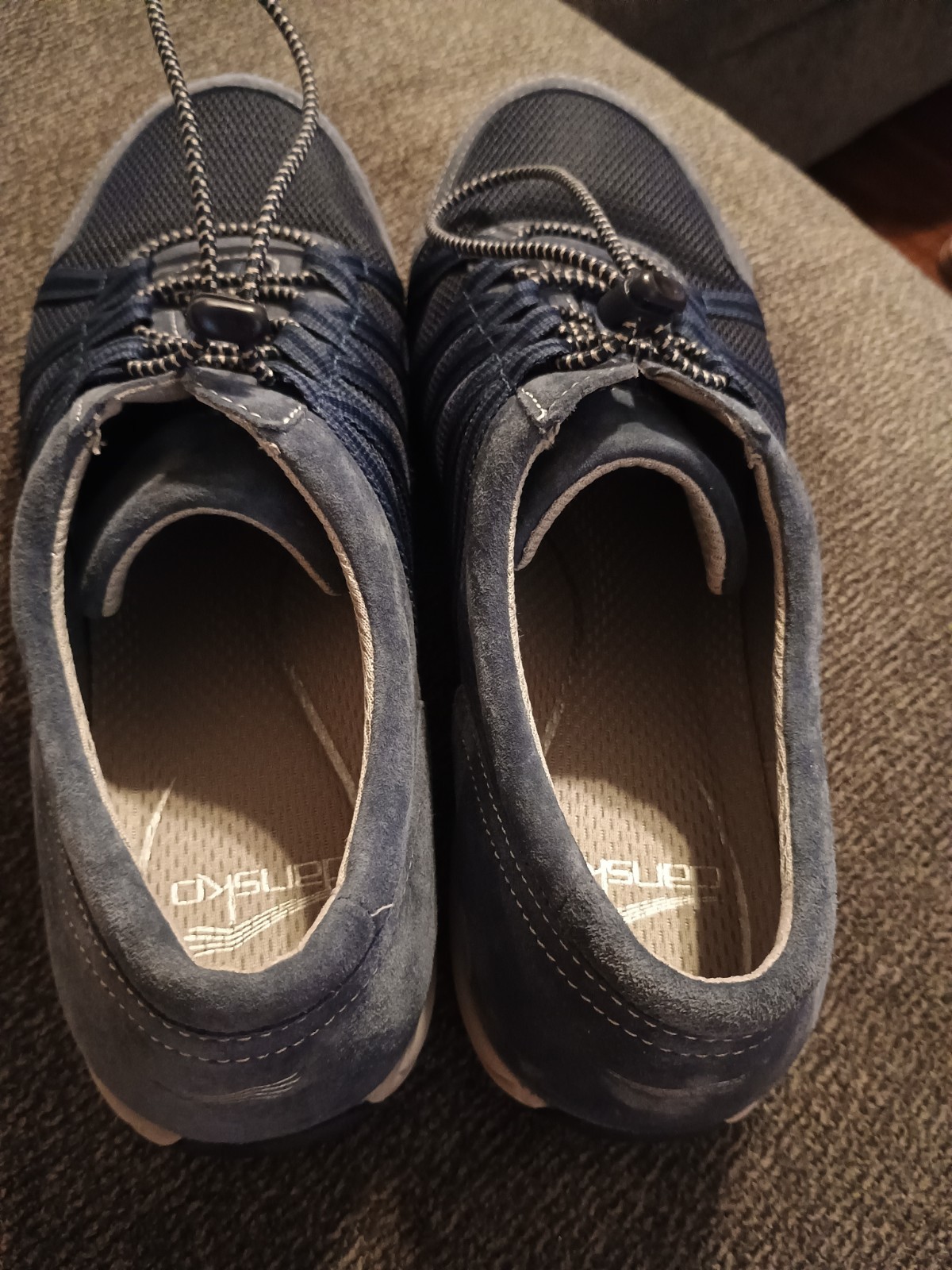 Dansko Honor Navy/Grey Blue Walking Sneakers in Size 42 W (Wide) 11/11.5 W