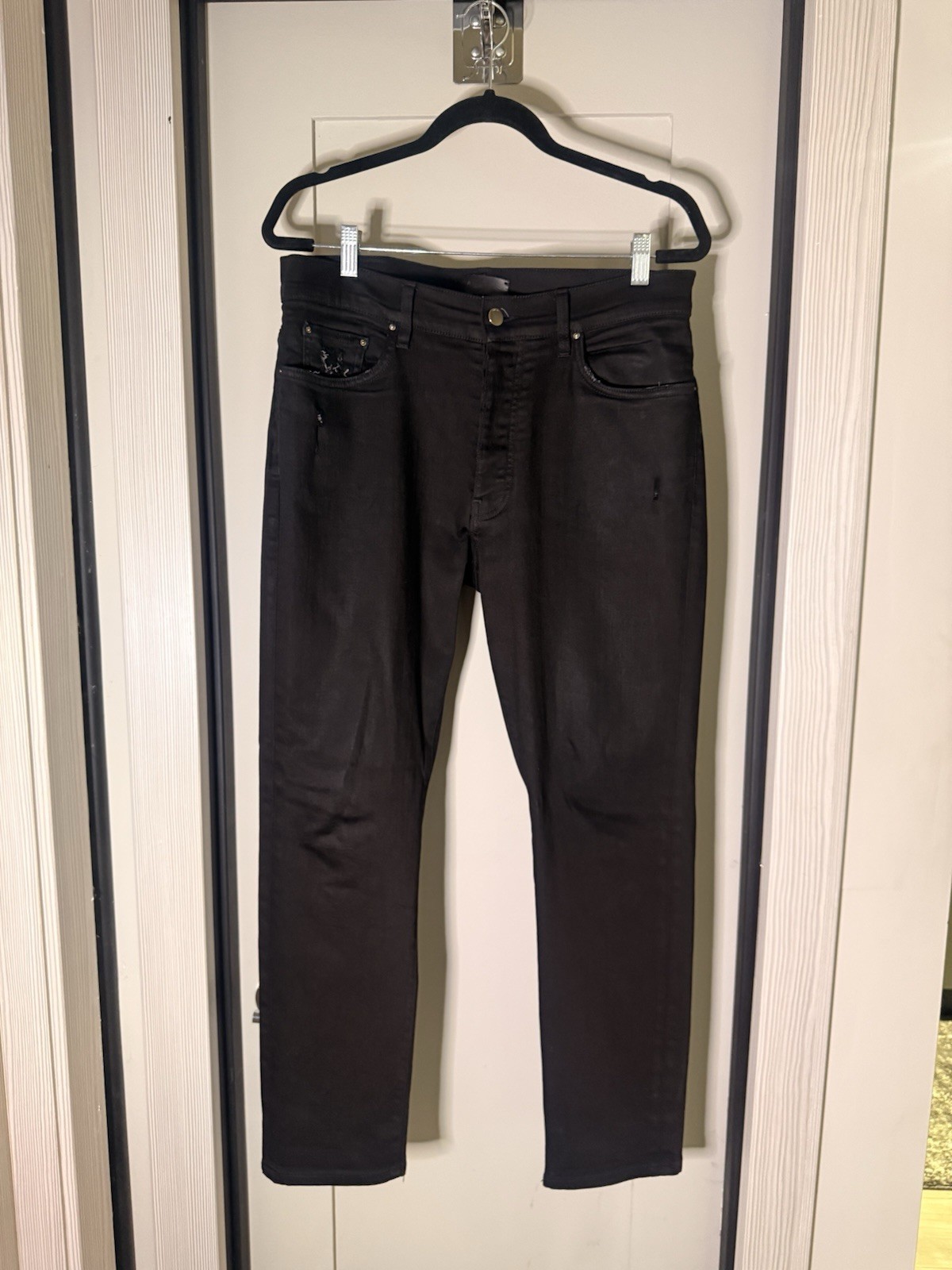 AMIRI Black MX1 Skinny Jeans Size 32 Made in USA
