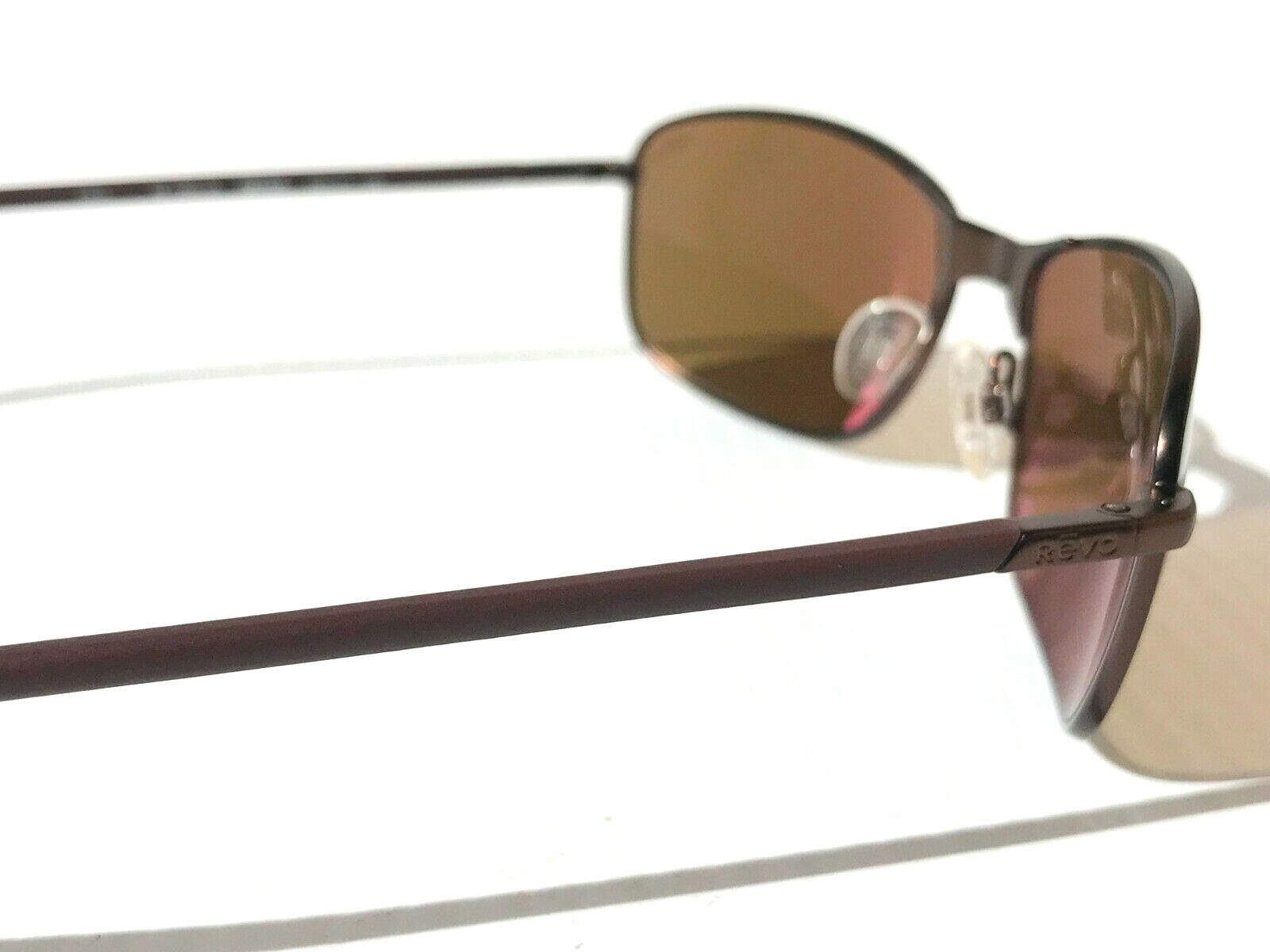 NEW REVO DECOY Copper Frame w POLARIZED Brown Tierra Golf Sunglass 1084 02 BR