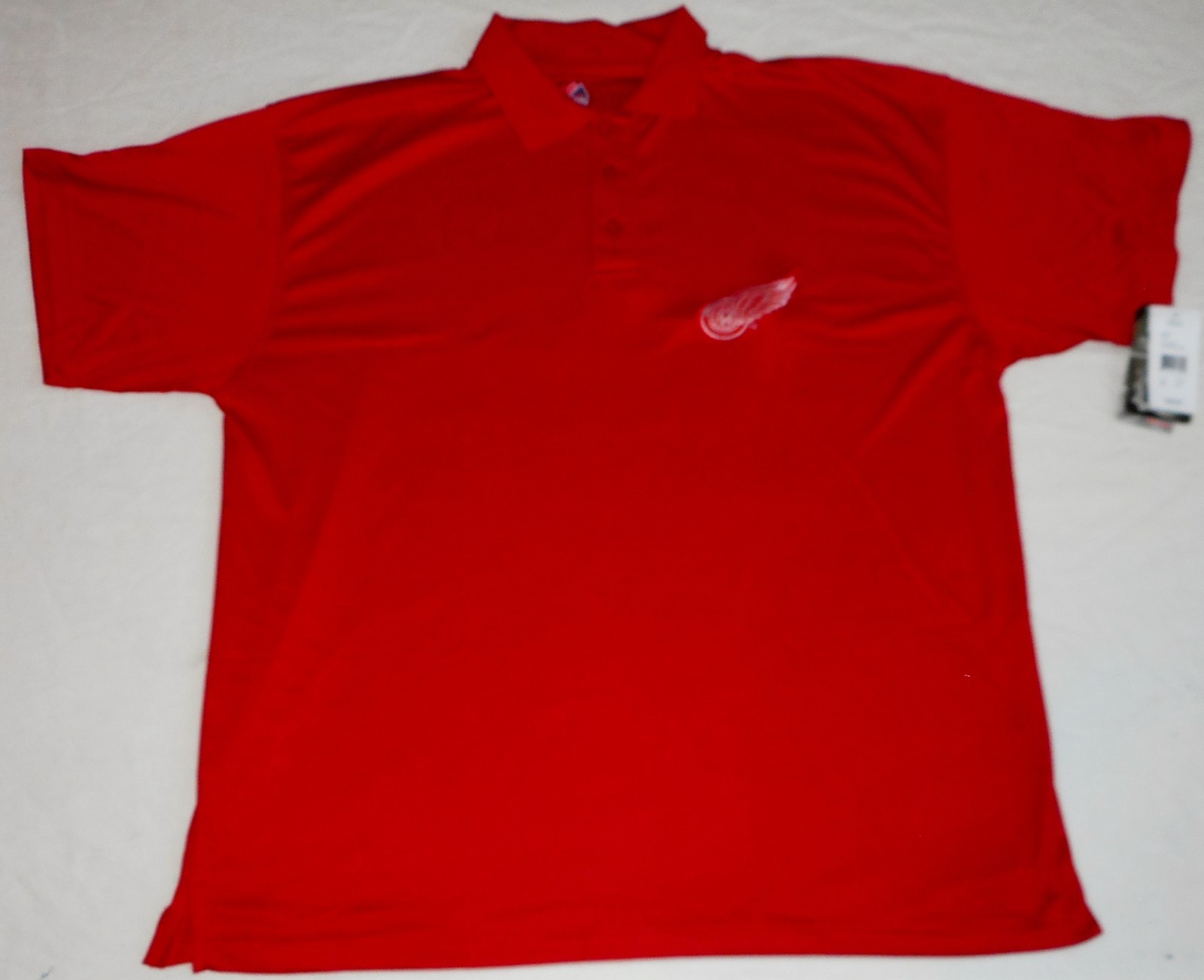 DETROIT RED WINGS MAJESTIC GOLF COACHES POLO SHIRT BIG MEN’S 2X 3X 3XT 4X 4XT 5X