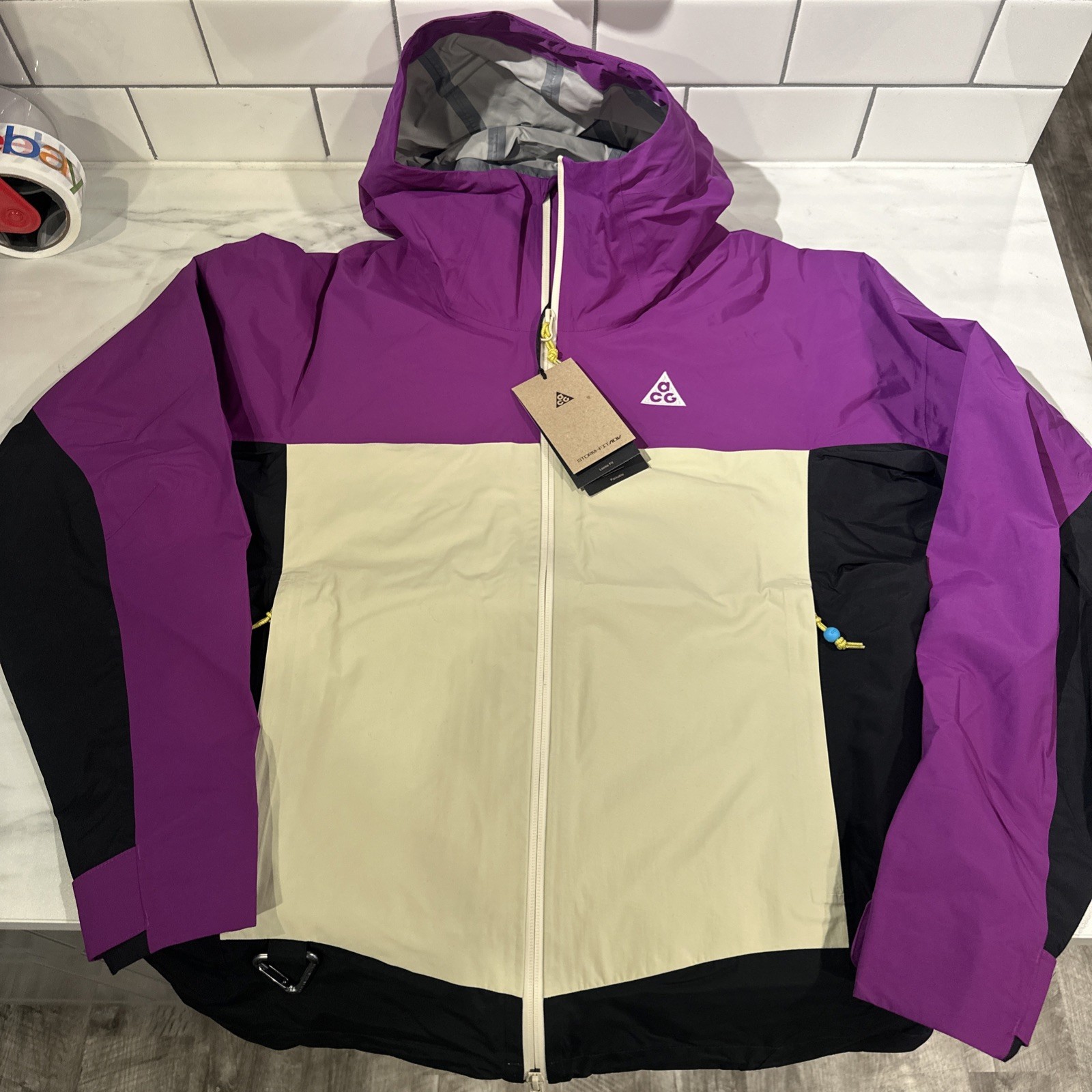 NIKE ACG “MORPHO” STORM-FIT ADV RAIN JACKET HJ2687-505 $275 Mens Size XS New