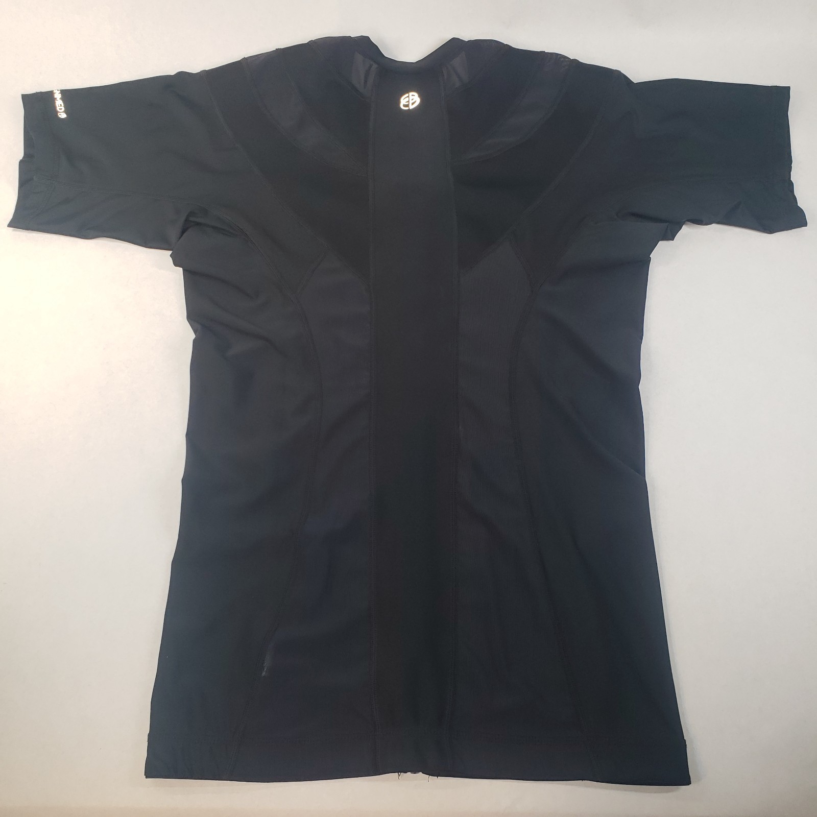 Retail=$109 Postural Fitness Shirt by ALIGNMED Mens Large Black Full Zip