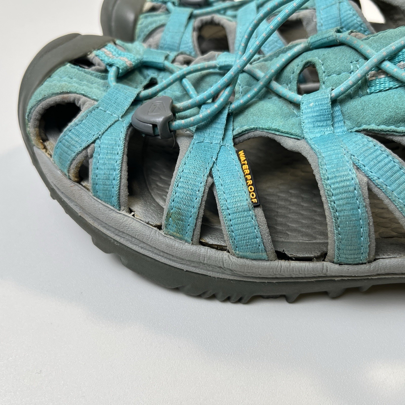 KEEN Whisper Waterproof Sport Sandals Turquoise Blue Women’s Size Unknown Hiking