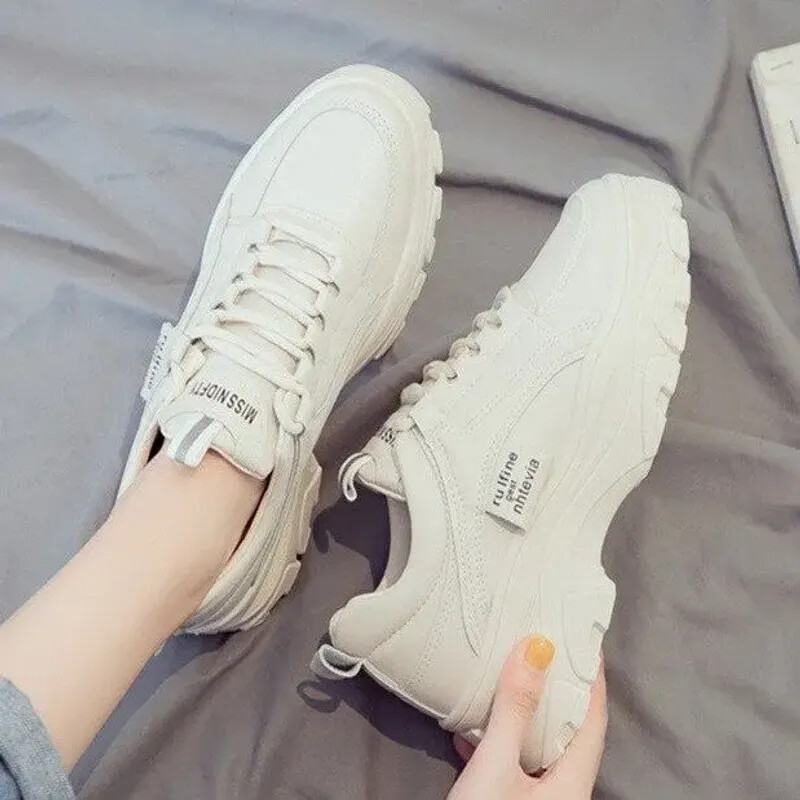 Exceedingly Fashion-forward Branded Chunky Sneakers: Effortlessly Ascend the