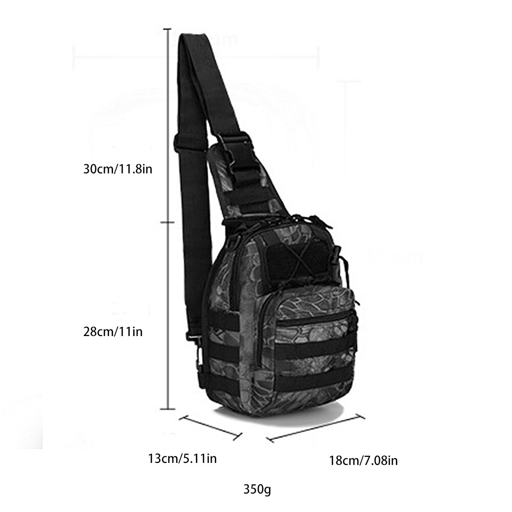 US Tactical Sling Bag for Men Small Military Rover Shoulder Backpack Chest Pack