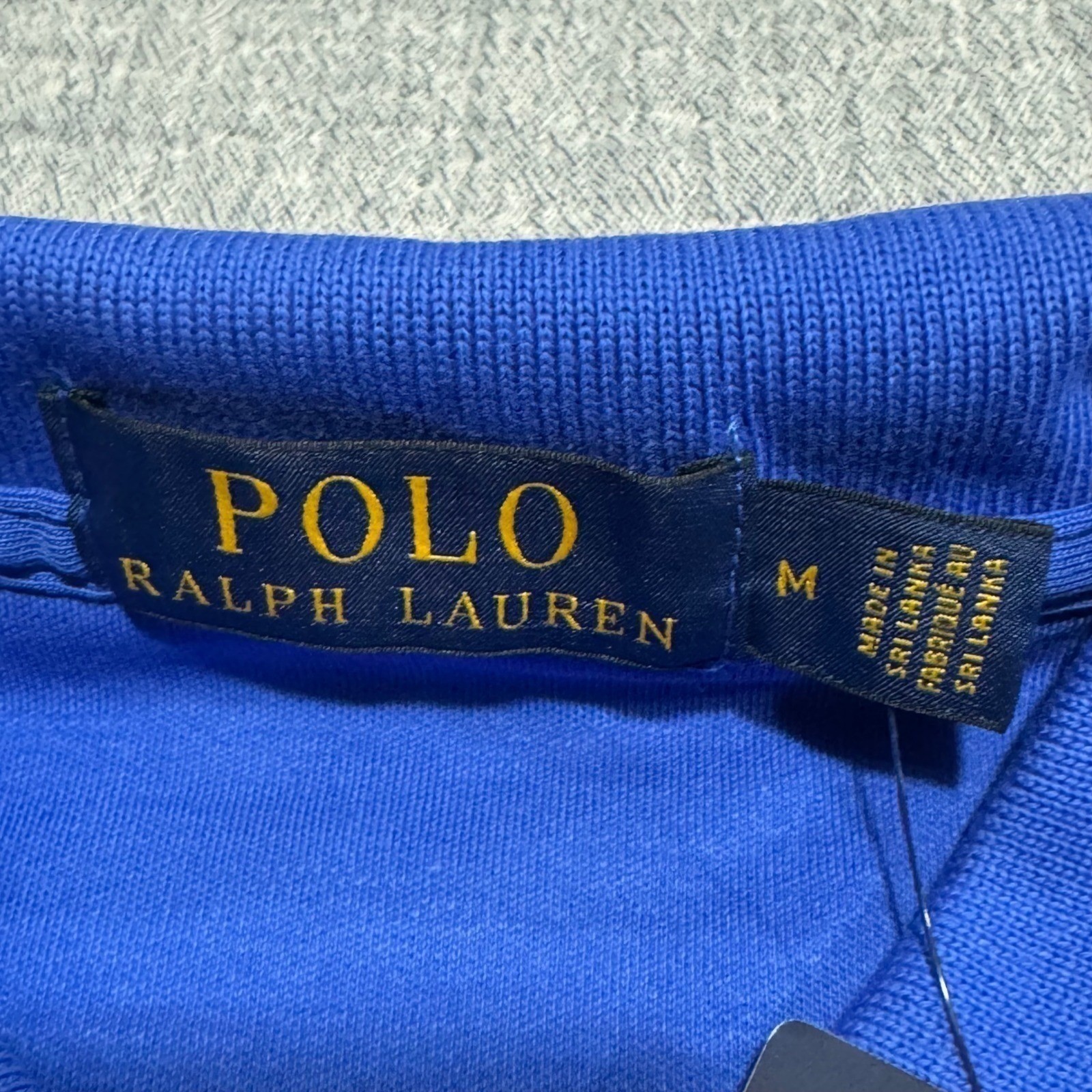 NWT Polo Ralph Lauren Golf Polo Soft Cotton Shirt Men’s Medium Blue W/ Red Pony