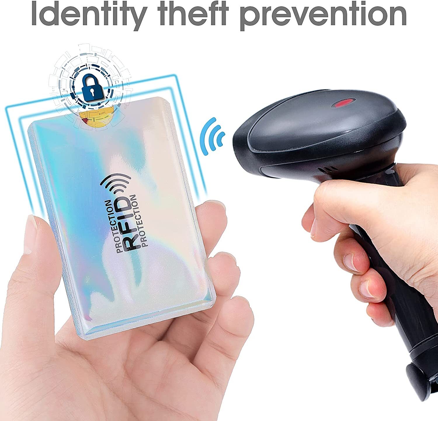 30RFID Blocking Sleeve Credit Card Protector Anti Theft Safety Shield Case Cover