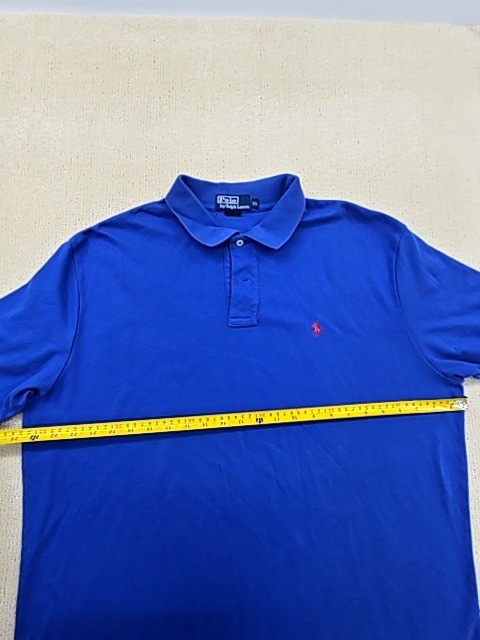 Polo Ralph Lauren Polo Shirt Mens XL Blue Cotton Red Pony Logo