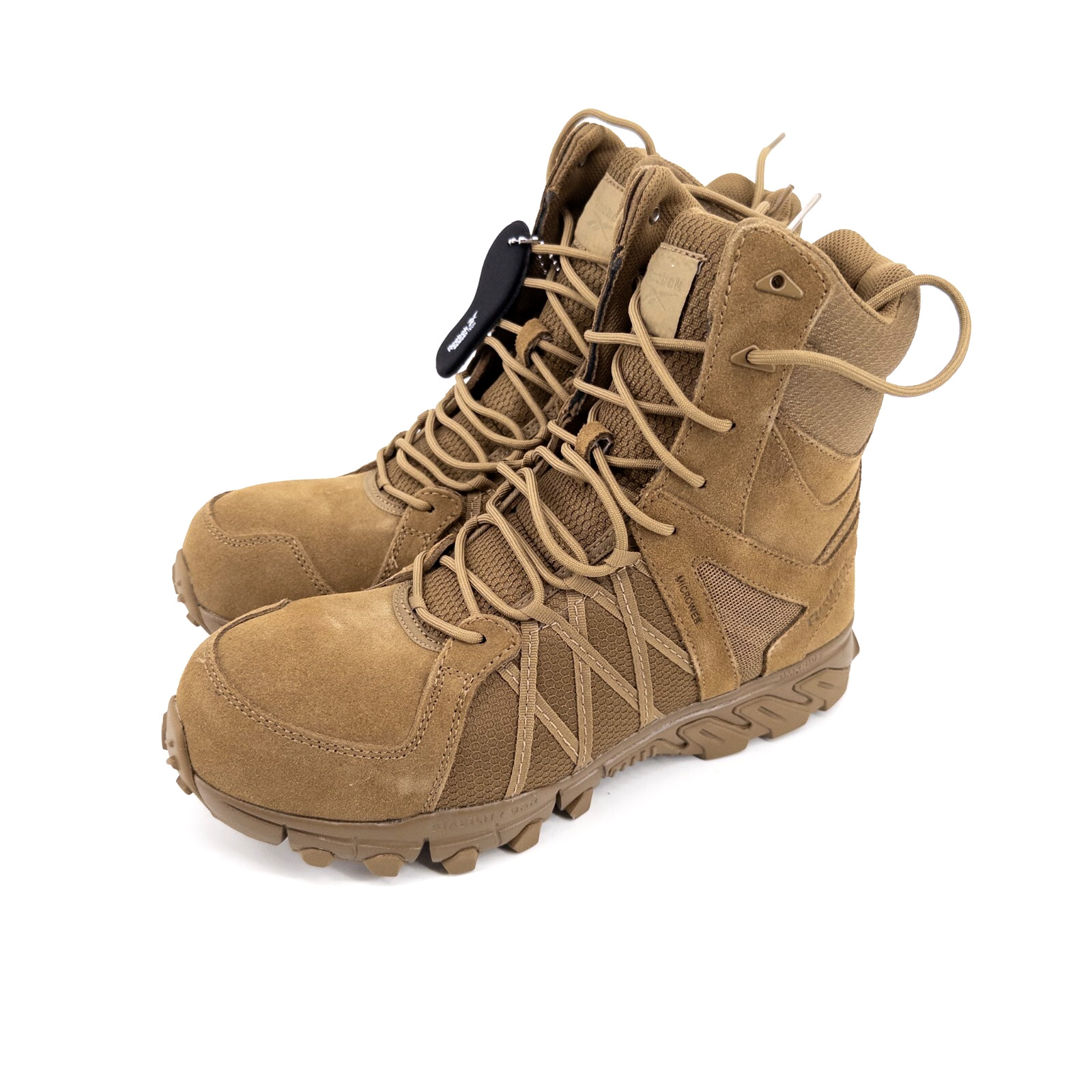 Reebok RB3460 Trailgrip Tactical 8″ Composite Toe Side-Zip Boot *New Without Box