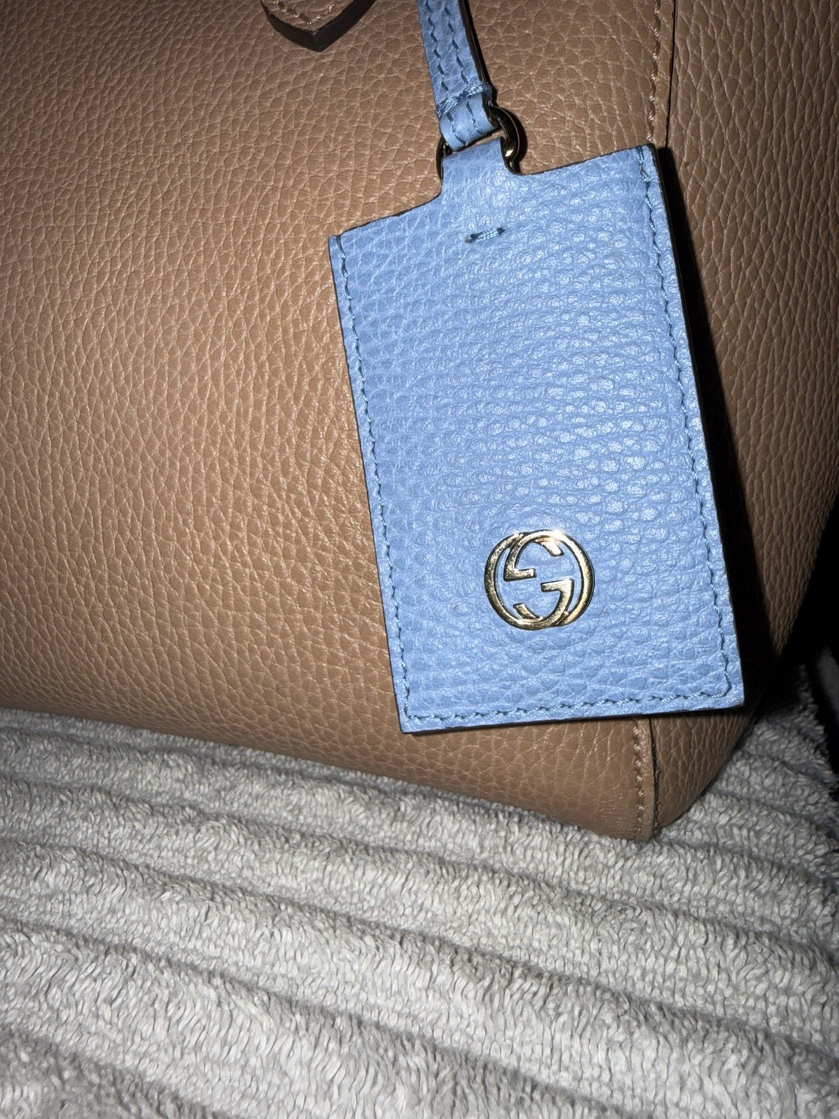 Auth GUCCI Shoulder Hand Tote Bag Leather for Women