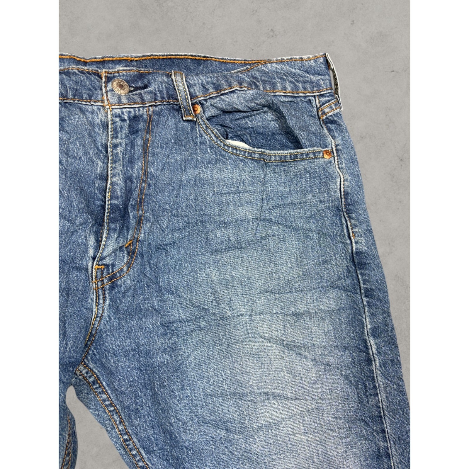 Levis 559 Relaxed Straight Mens Jeans Blue Denim Medium Wash 33×30