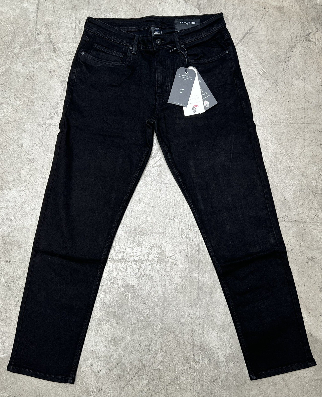 nyc The Perfect Jean Men’s Athletic Fit Stealth – Black Multiple Sizes NWT