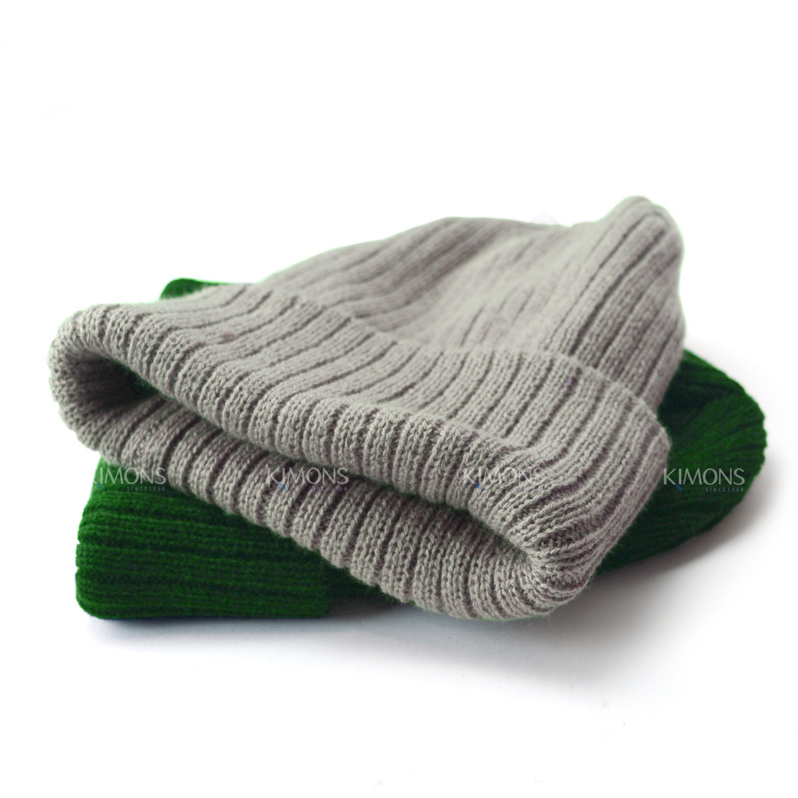 Ribbed Thick Beanie Plain Knit Cuff Ski Cap Skull Hat Warm Solid Color Winter C