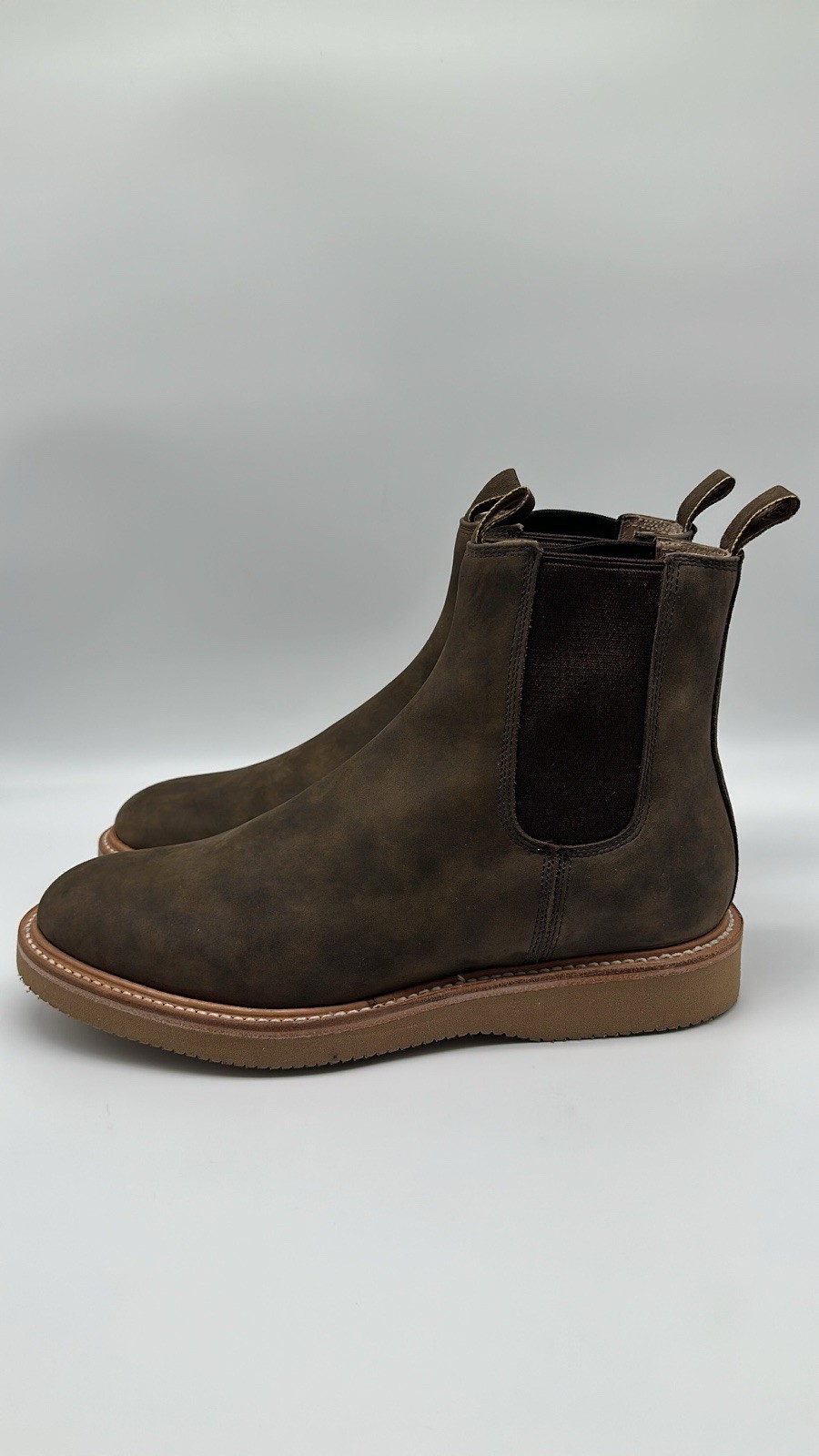 Taylor Stitch Ranch Boot Waterproof Espresso Grizzly Leather Men’s Size 11 D NEW