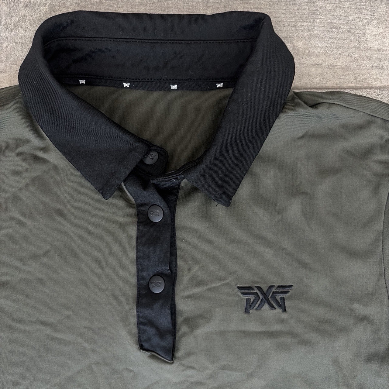 PXG Womens Solid Green Polo Shirt, Small