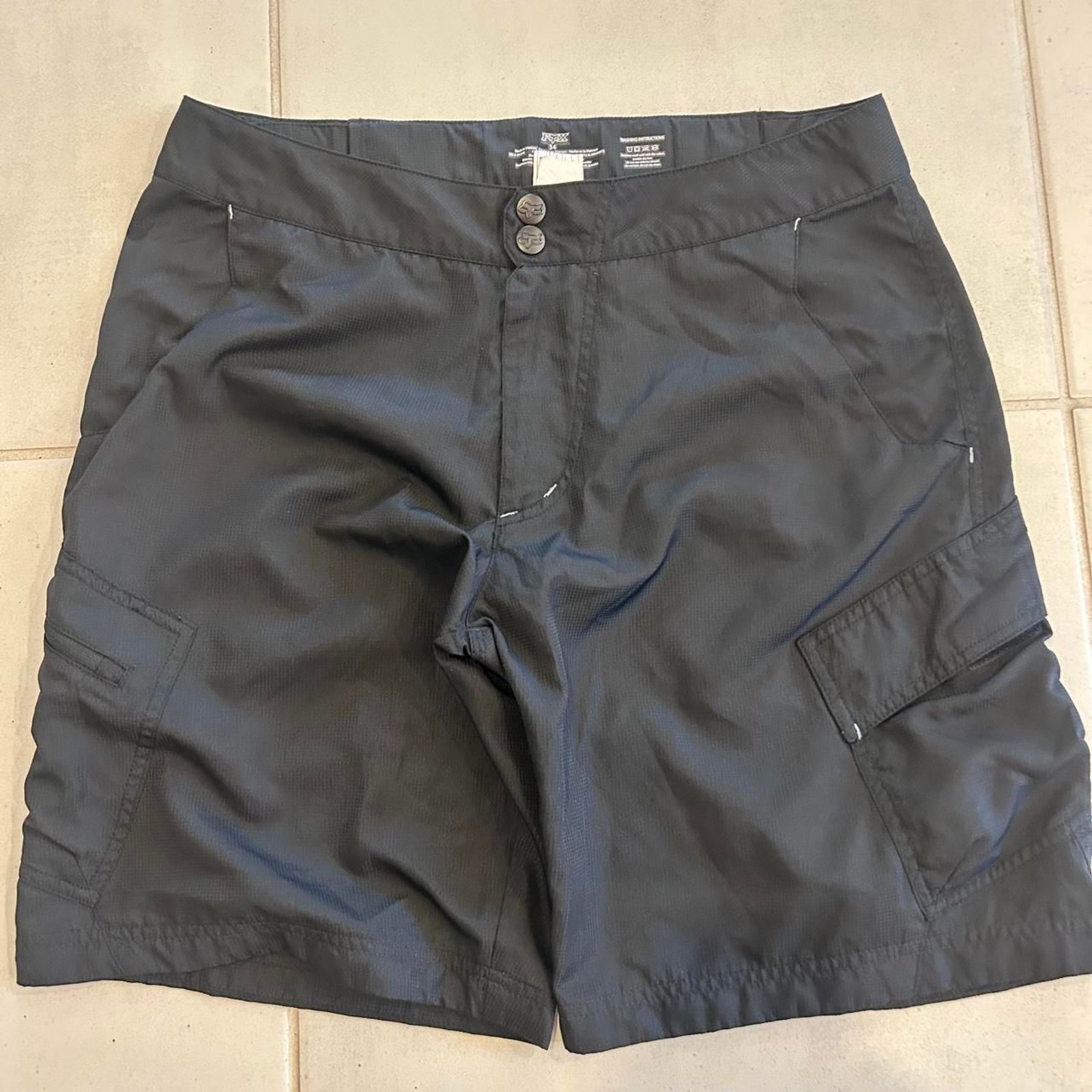 Fox-racing Men’s Black and Navy Shorts