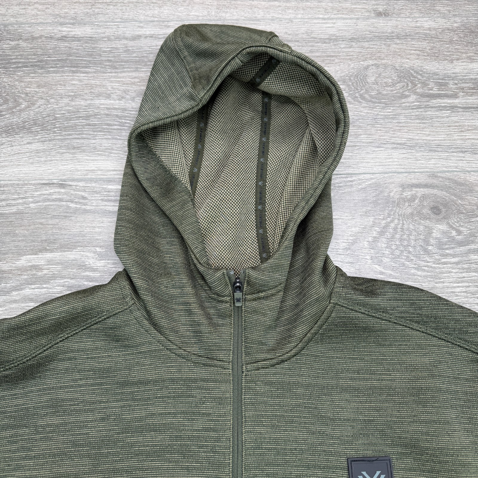 Vortex Optics Hoodie Mens Medium Olive Military Pullover Sweatshirt 1/4 Zip