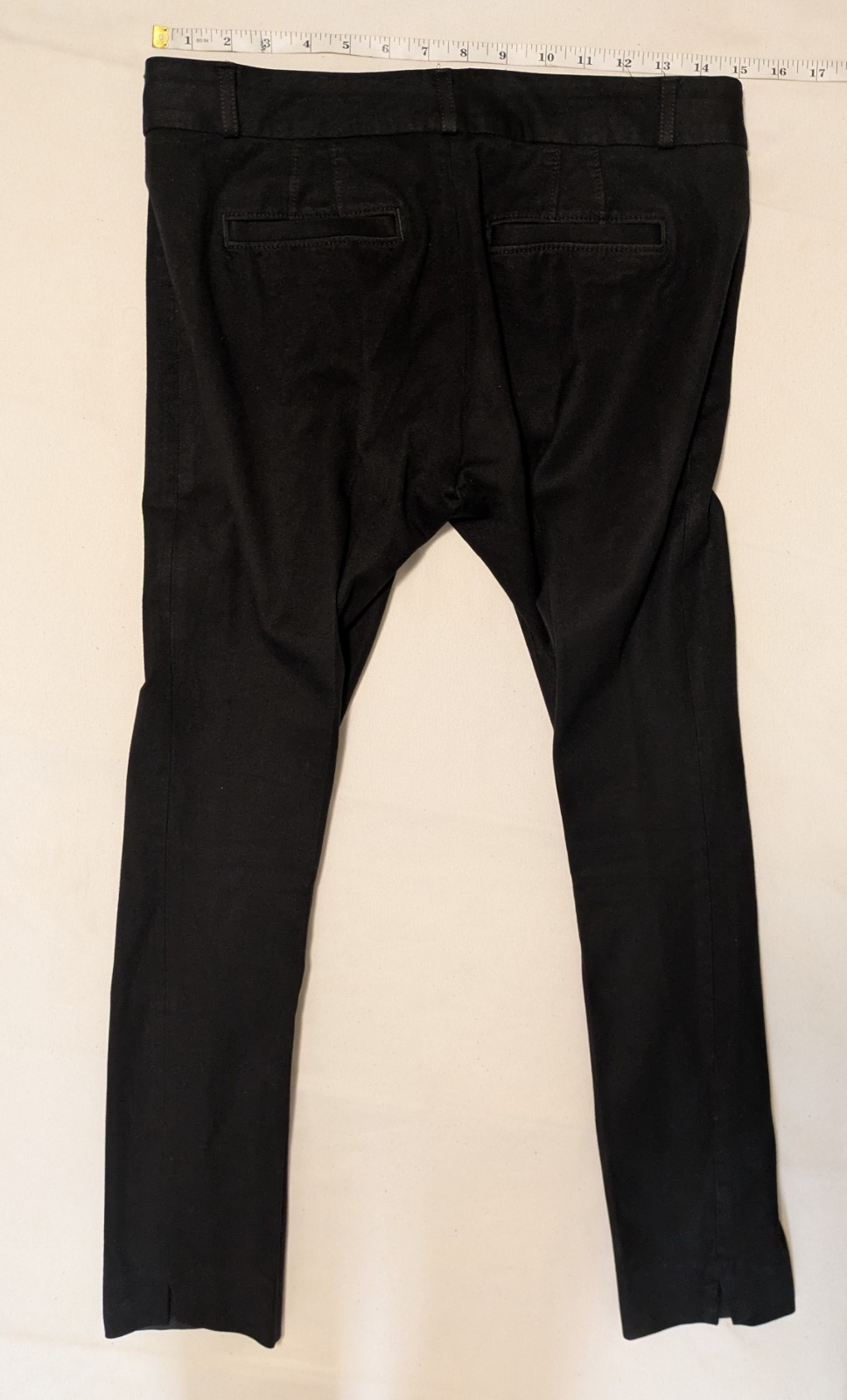 Banana Republic Women’s Black Wool Twill Dress Pants Slim Skinny, 30″ Inseam