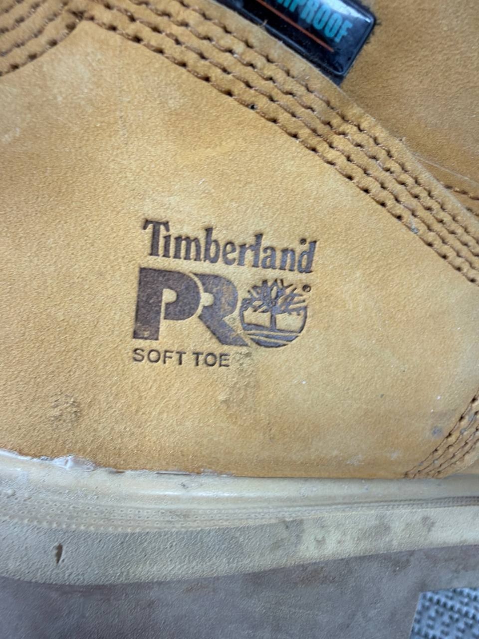 Timberland Pro Boot Mens Size 12 M Direct Attach Soft Toe Work Wheat Waterproof