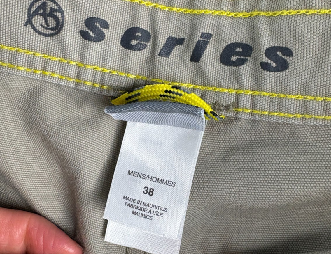 The North Face Men’s 38 Khaki Tan Outdoor Hiking Belted Inseam 32 Pants Y2K