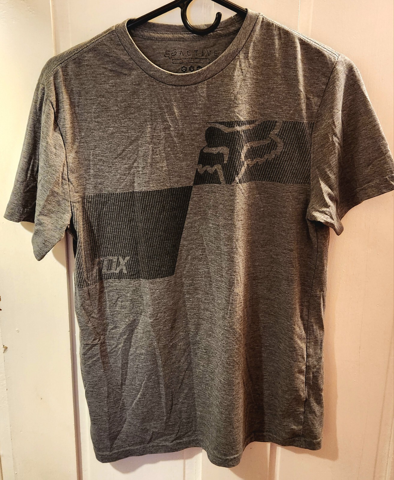Fox Racing Active Tech Shirt Men’s Small S Gray Short Sleeve Motocross MTX