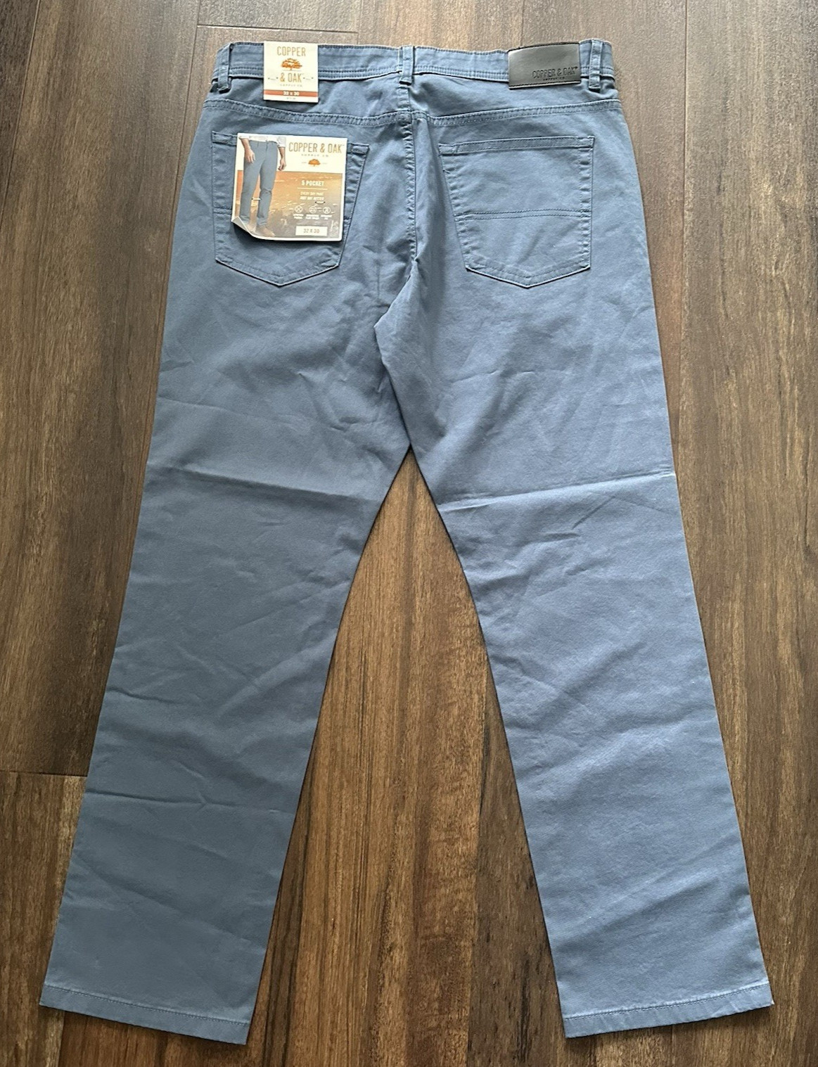 Copper & Oak NWT Men’s 32×30 5 Pocket Every Day Pants Cotton Bluestone NWT $75