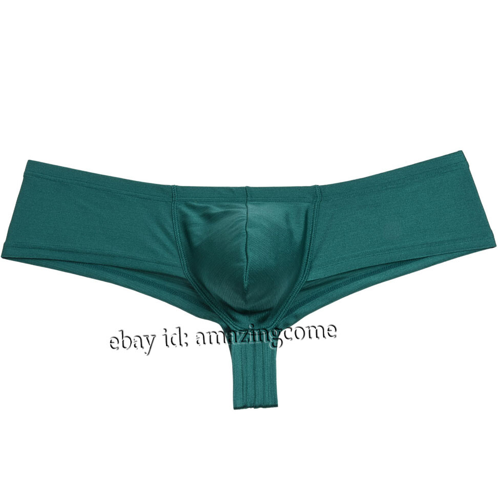 Men’s Liquid Cheeky Boxer Briefs Underwear Male U-briefs Brazilain Bikini Trunks