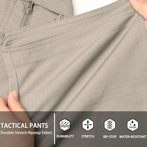 US Men Tactical Cargo Pants Soldier Straight-fit Work Combat Trousers Outdoor