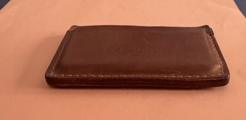 Ashland Leather Wallet Shell Cordovan Frank the Enforcer Brown Preowned