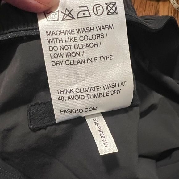 Paskho | Wild Long Haul Flight Black Pants Men’s Sz M S18-P1028-MN