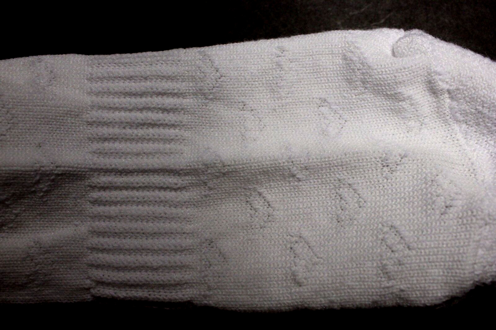 6 prs LOW ANKLE COTTON SOCKS 9-11 White Sports Cousion ARCH SUPPORT I LOVE YOU