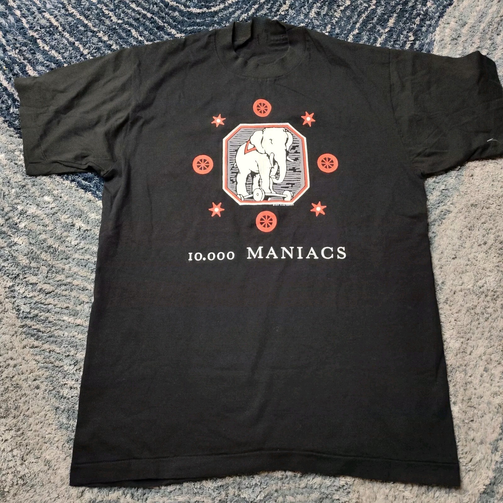 Vintage 10.000 Maniacs Blind Man’s Zoo Concert T Shirt 1989 SA540