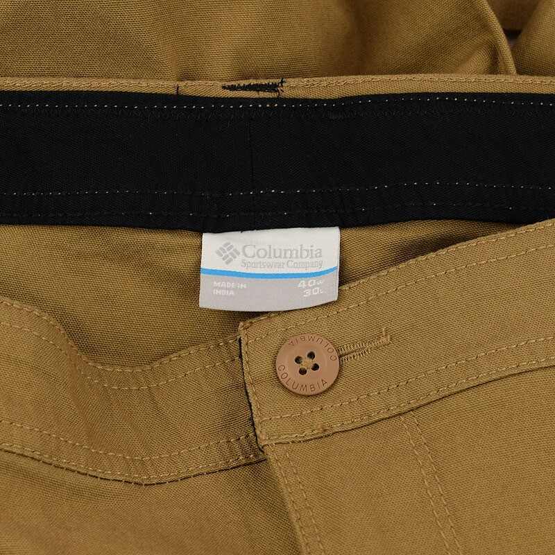 COLUMBIA Mens Delta Brown RUGGED RIDGE OUTDOOR Cotton Canvas Pants 40 30 NWT