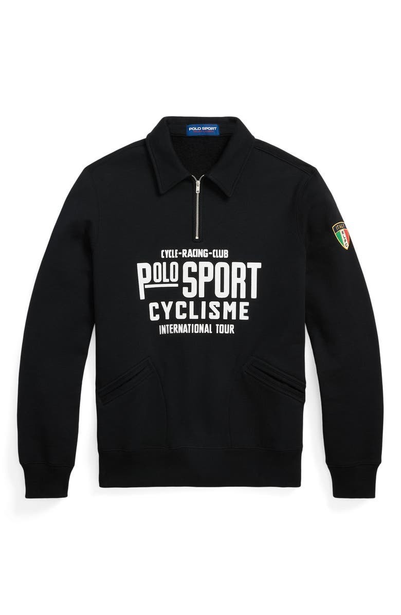 Polo Ralph Lauren Men’s Polo Sport Graphic Collared Sweatshirt Cyclisme XL