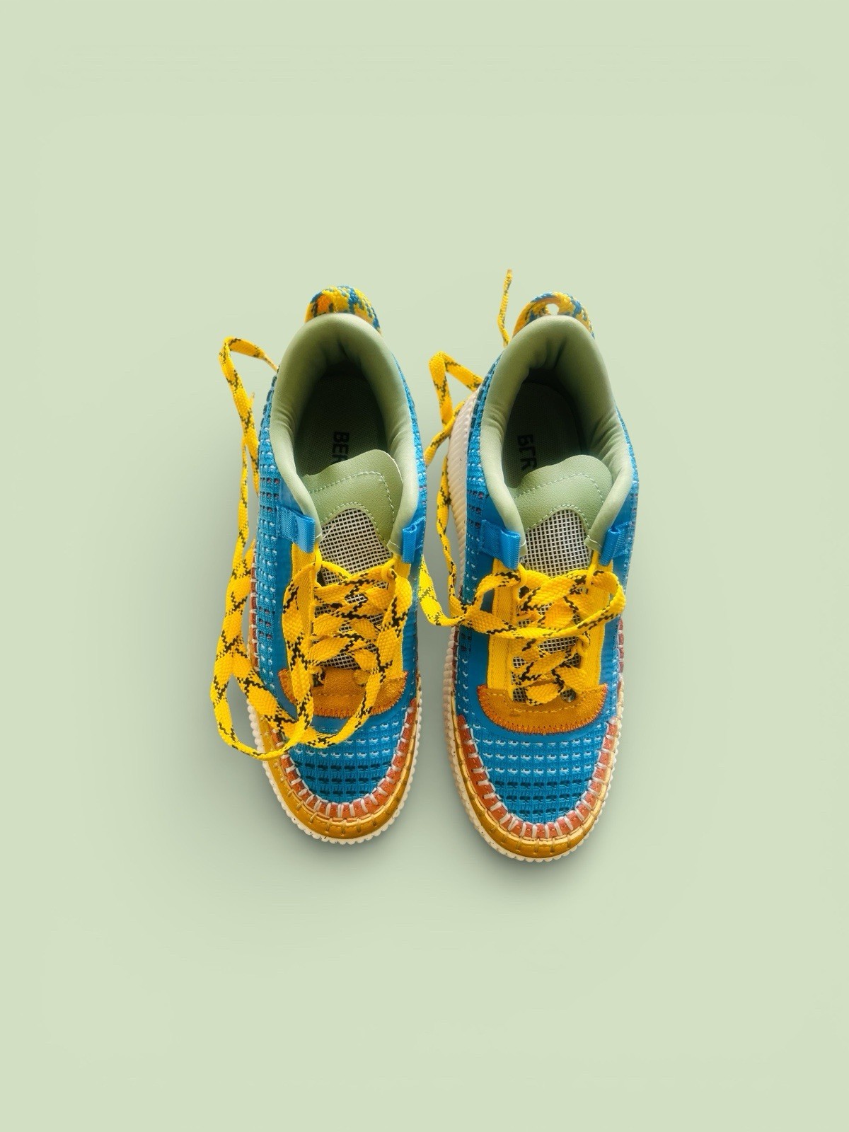 Berness Willow Blue Yellow Mustard Combo Multi Sneakers /8
