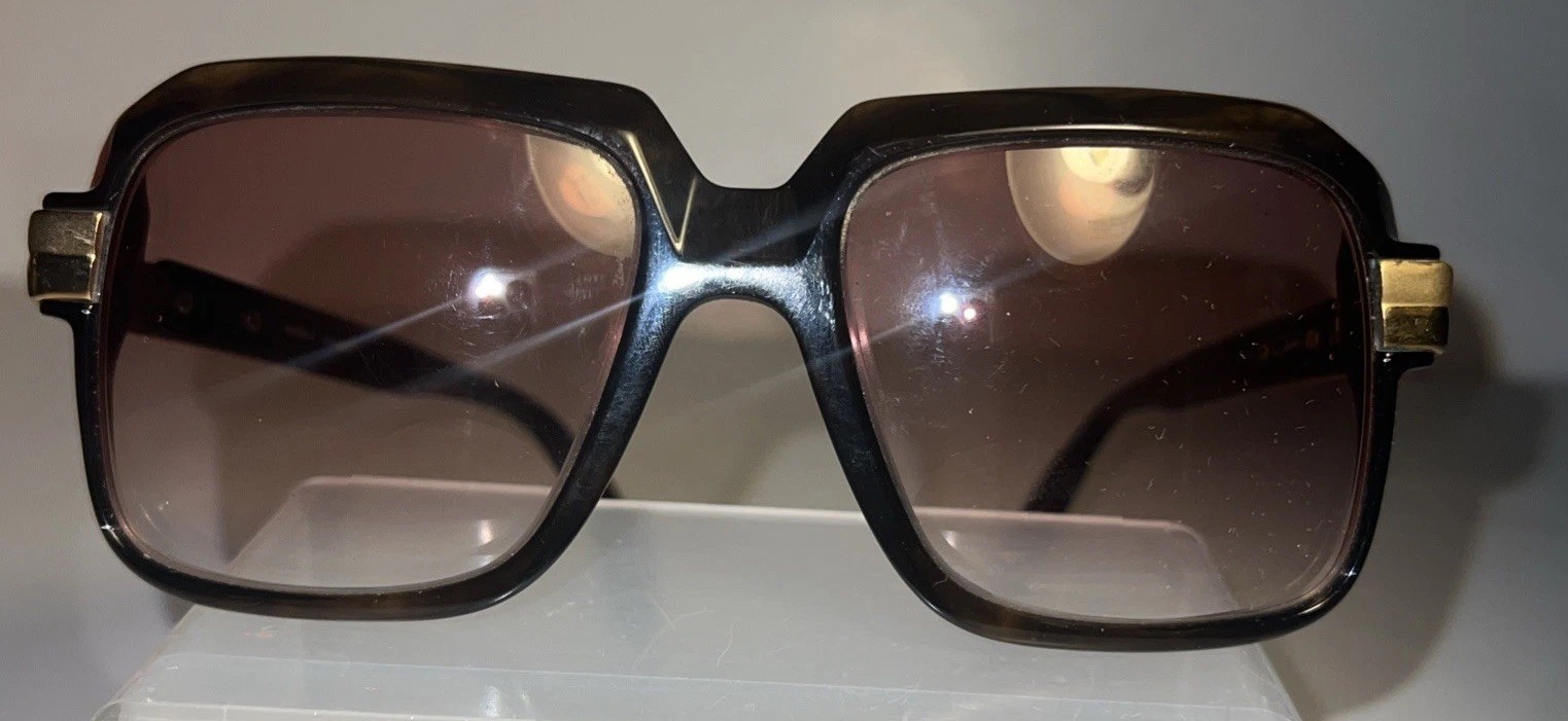 Cazal MOD607 1980’s Tortoiseshell Eyeglasses Frames Cazzy Germany EUC