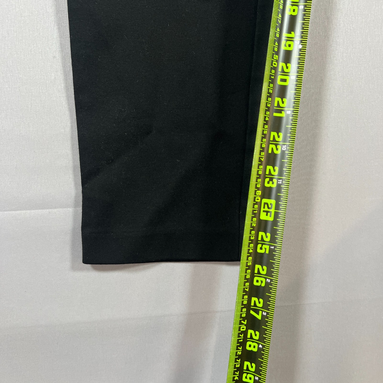 Dalia Twill Ponte Pants Womens Medium Black 4 Way Stretch Straight Leg Mid Rise