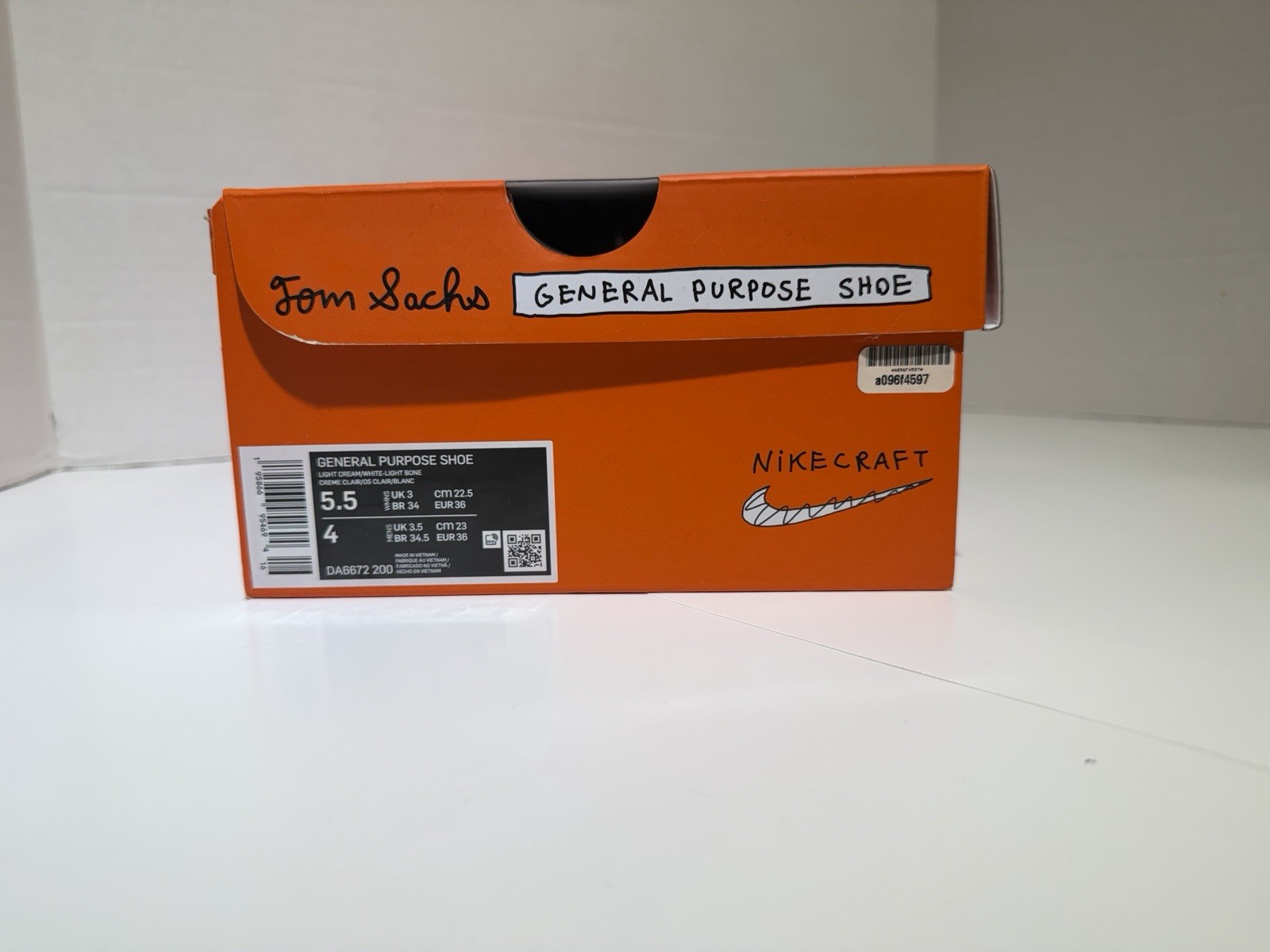 Nike x Tom Sachs General Purpose | W 5.5 | Light Cream/Light Bone LOW PRICE