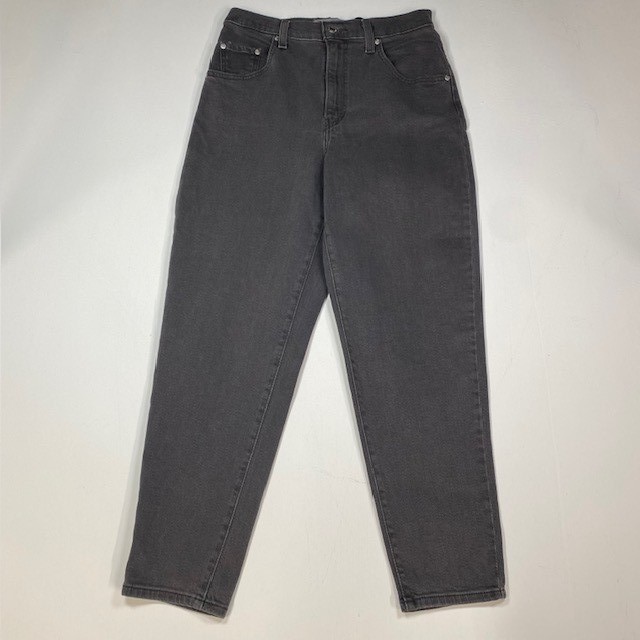 Levi Strauss Co Silver Tab Mom Jeans W29 L27 Gray Waterless Denim