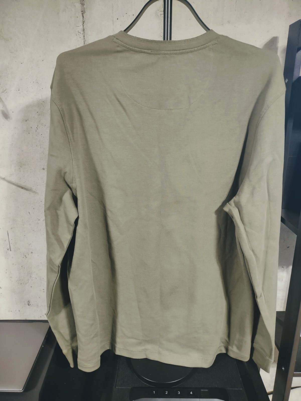 NWT – Copper & Oak Supply – Men’s LS Quarter Button Pullover – Fern Green – XL