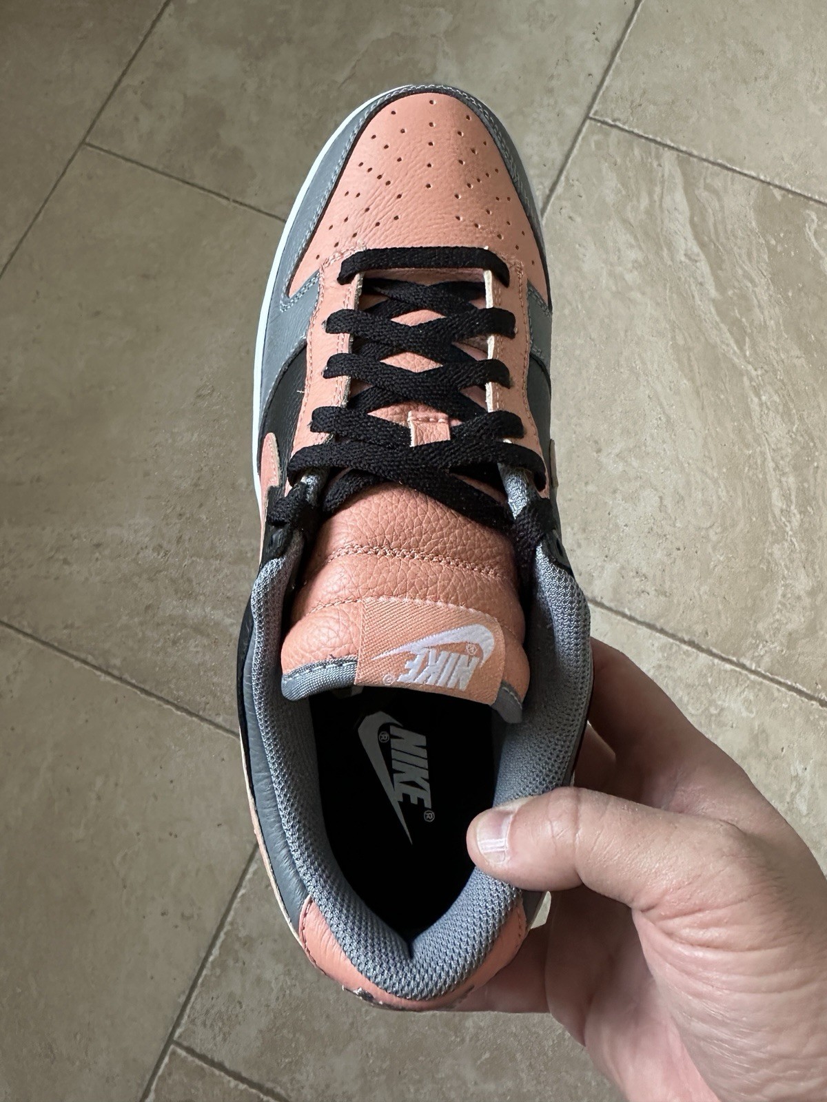 Nike Dunk by you ID 10.5 Black Grey Coral Brand new With Box