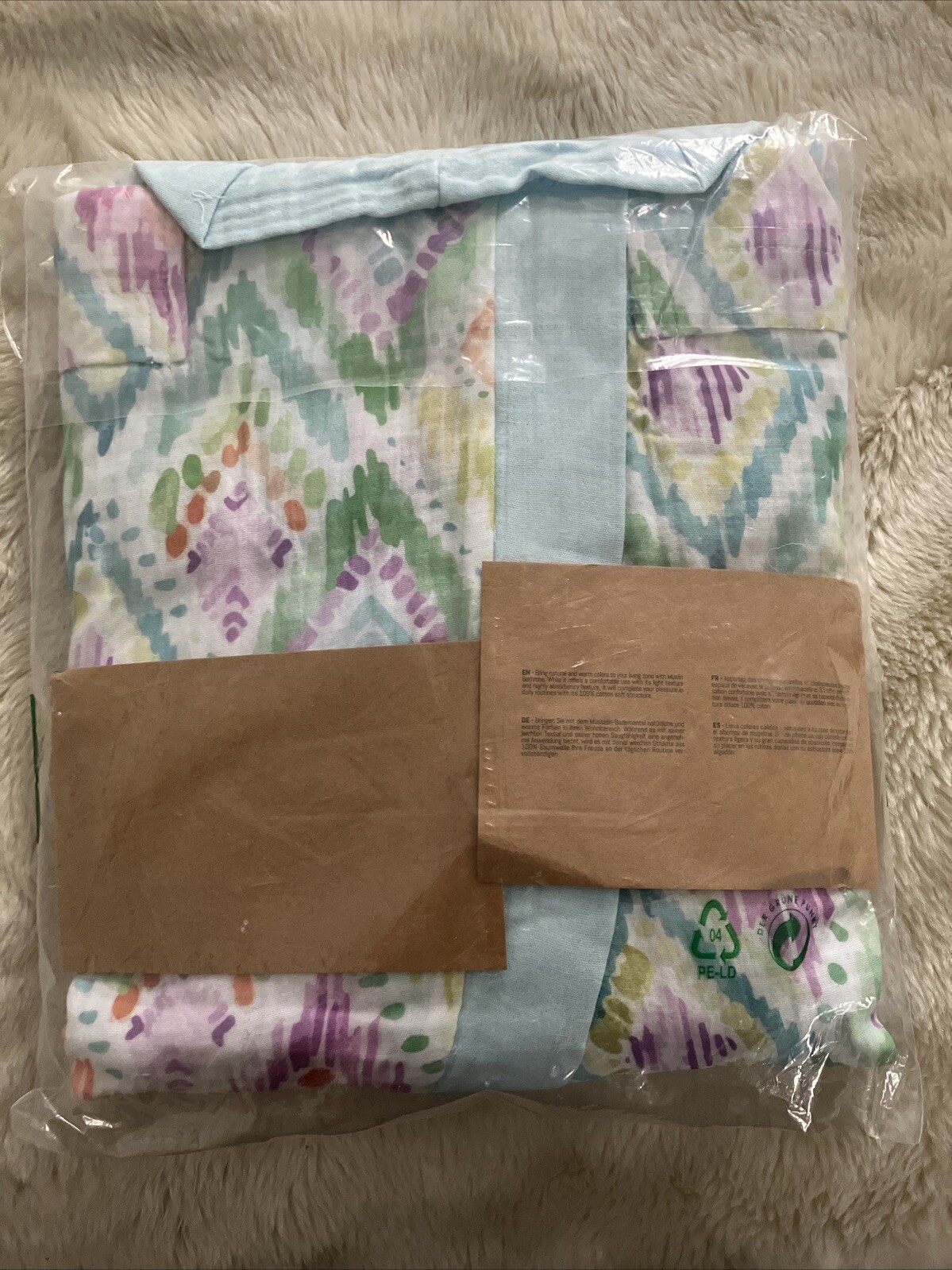 Cotton Muslin Turkish Bathrobe Made In Türkiye – NWT
