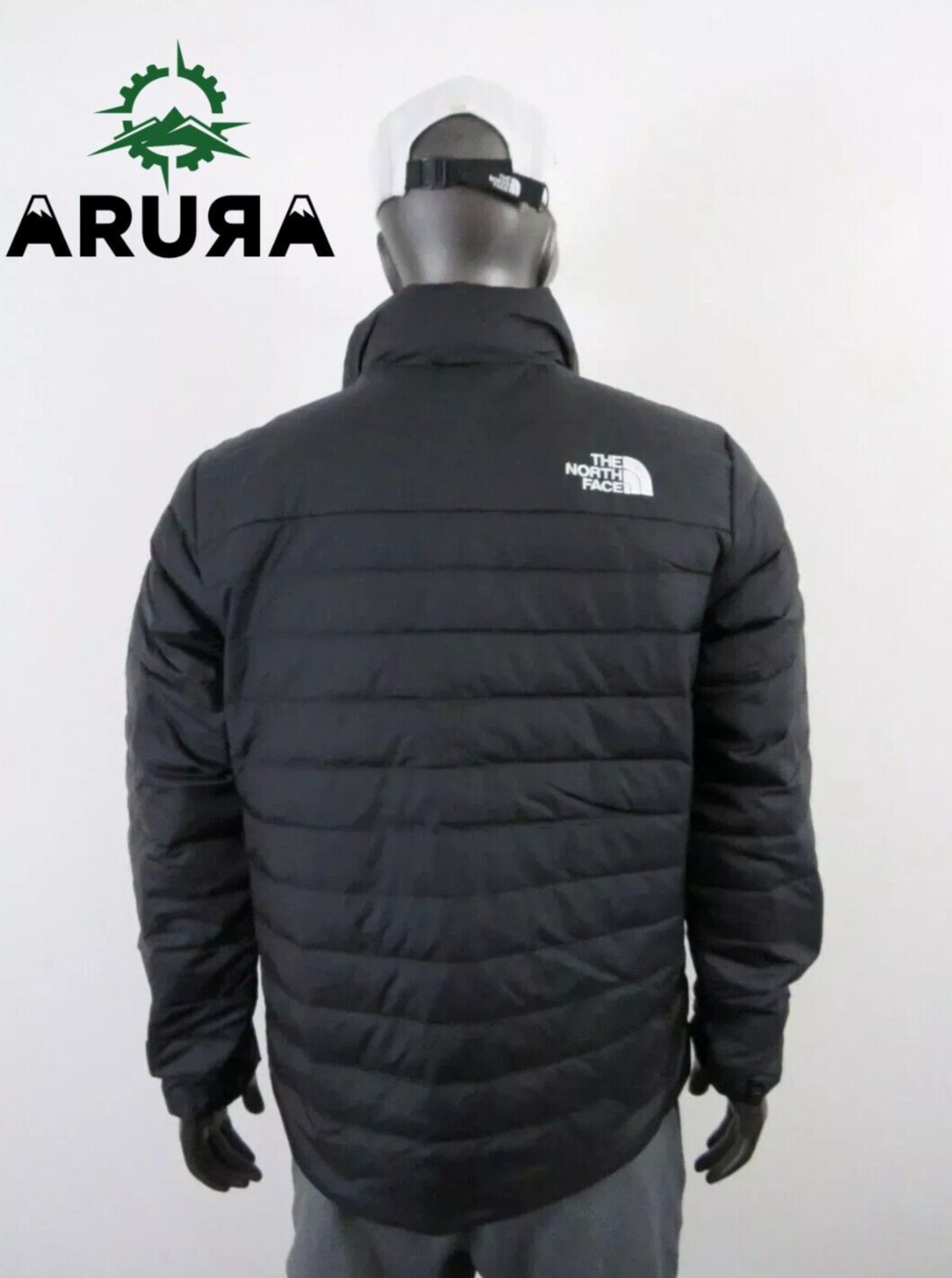 Mens The North Face Minoqua Flare 550-Down Packable Light Puffer Jacket – Black