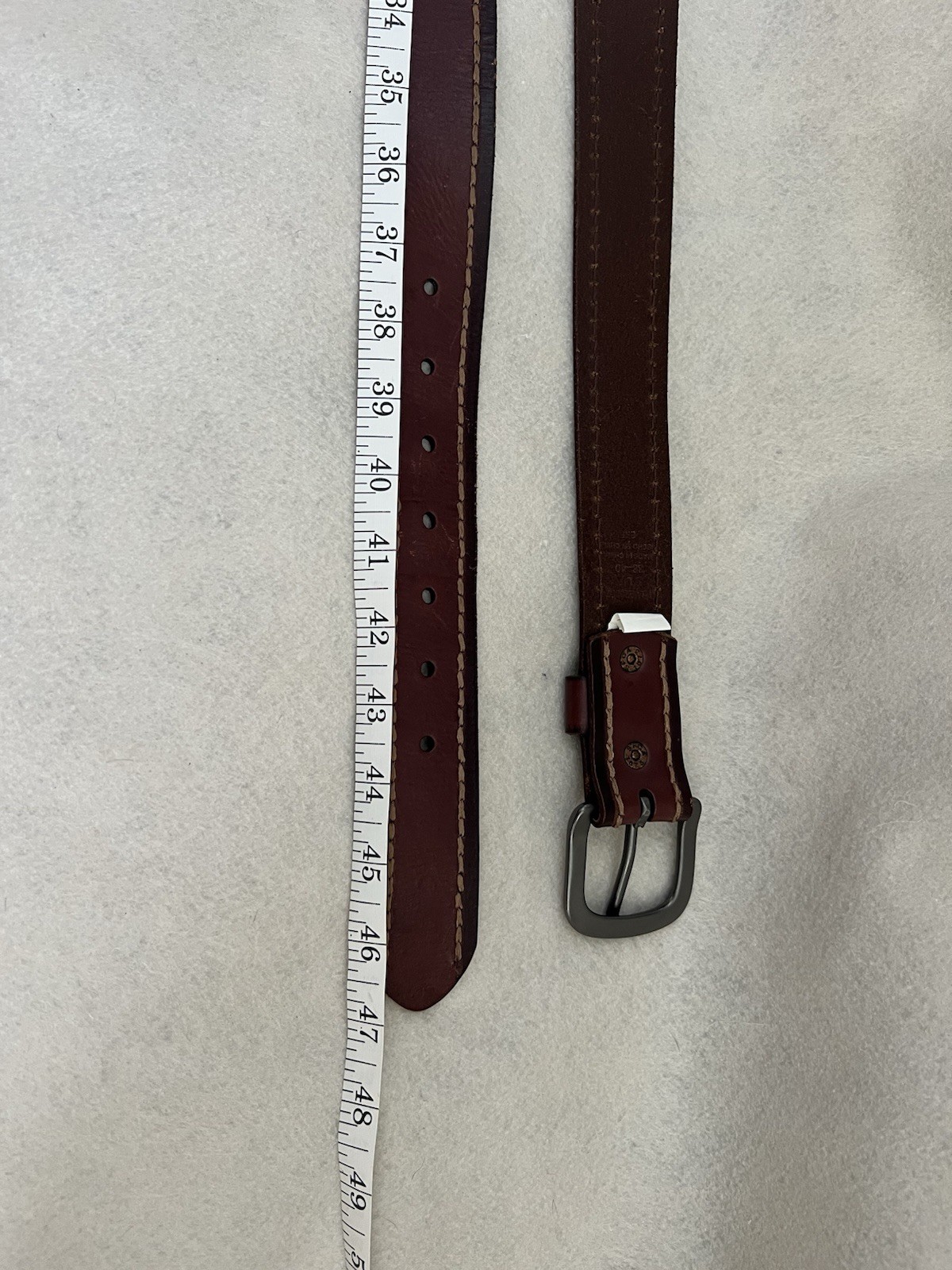 Levi’s Men’s Multi Brown Leather Belt l Size 38-40 l 1.5” Solid Buckle