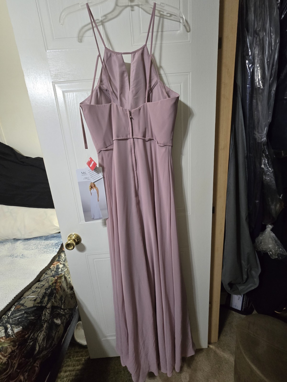 Morilee Madeline Gardner Joy Sleeveless V-Neck Dress, Size 8 Regular, Chiffon
