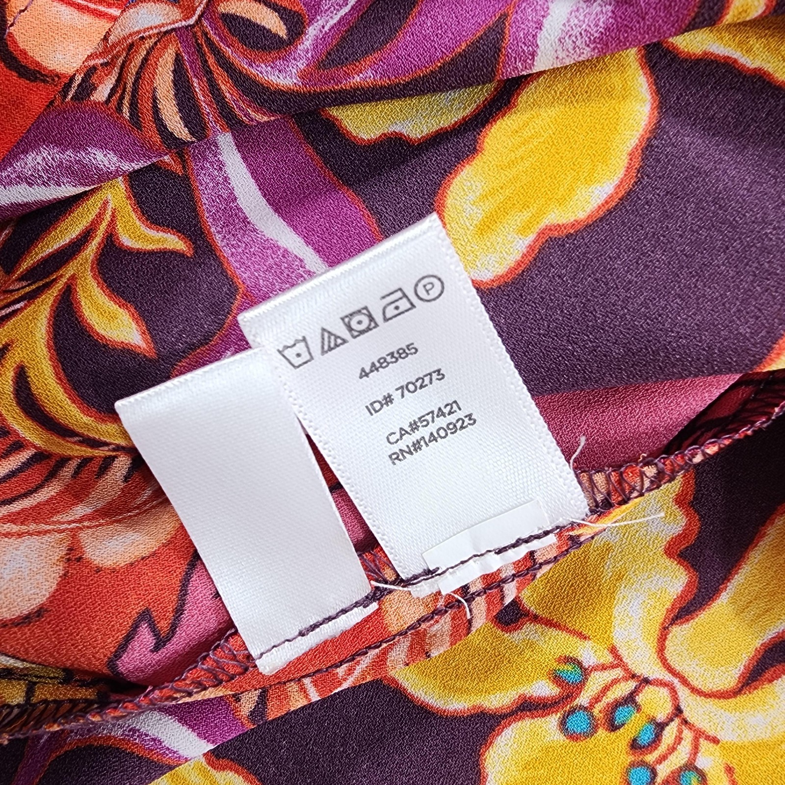 NEW LOFT Top Womens XSP PETITES Multicolor Floral Boat Neck Long Sleeve Blouse